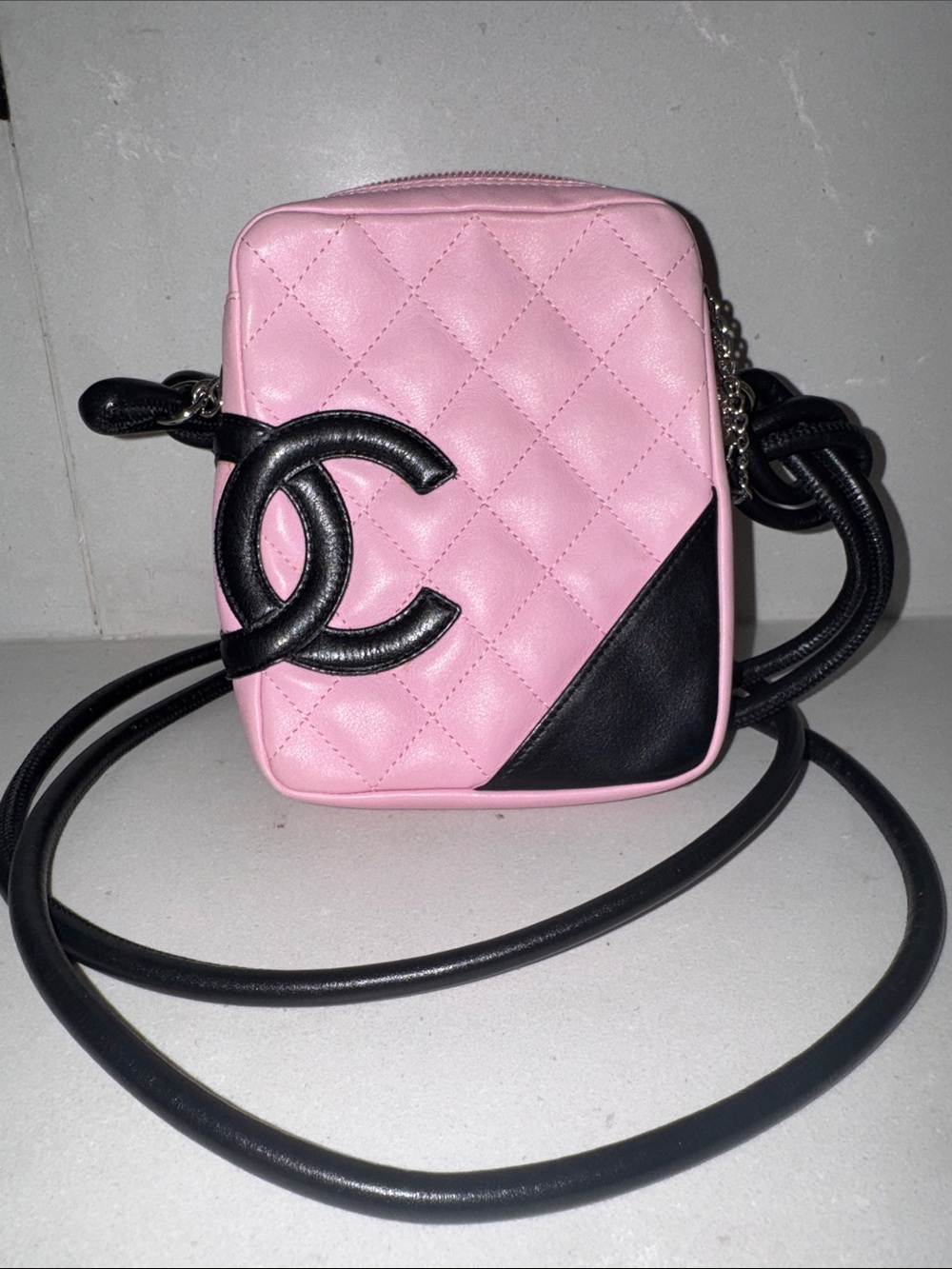 Pink Chanel Ligne Cambon Handbag